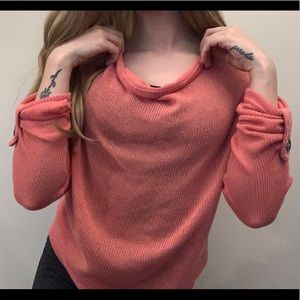 Slouchy Knit Quarter Sleeve